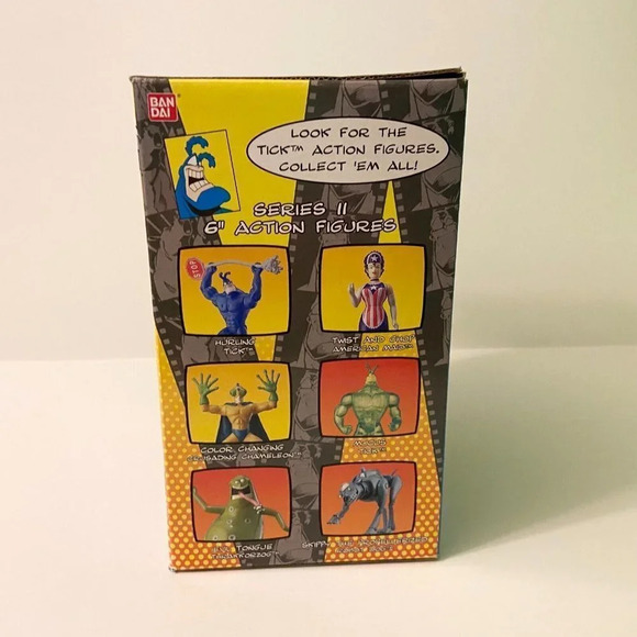 Vintage 1995  The Tick The Steel Box Fox BanDai Open Box - Picture 4 of 16
